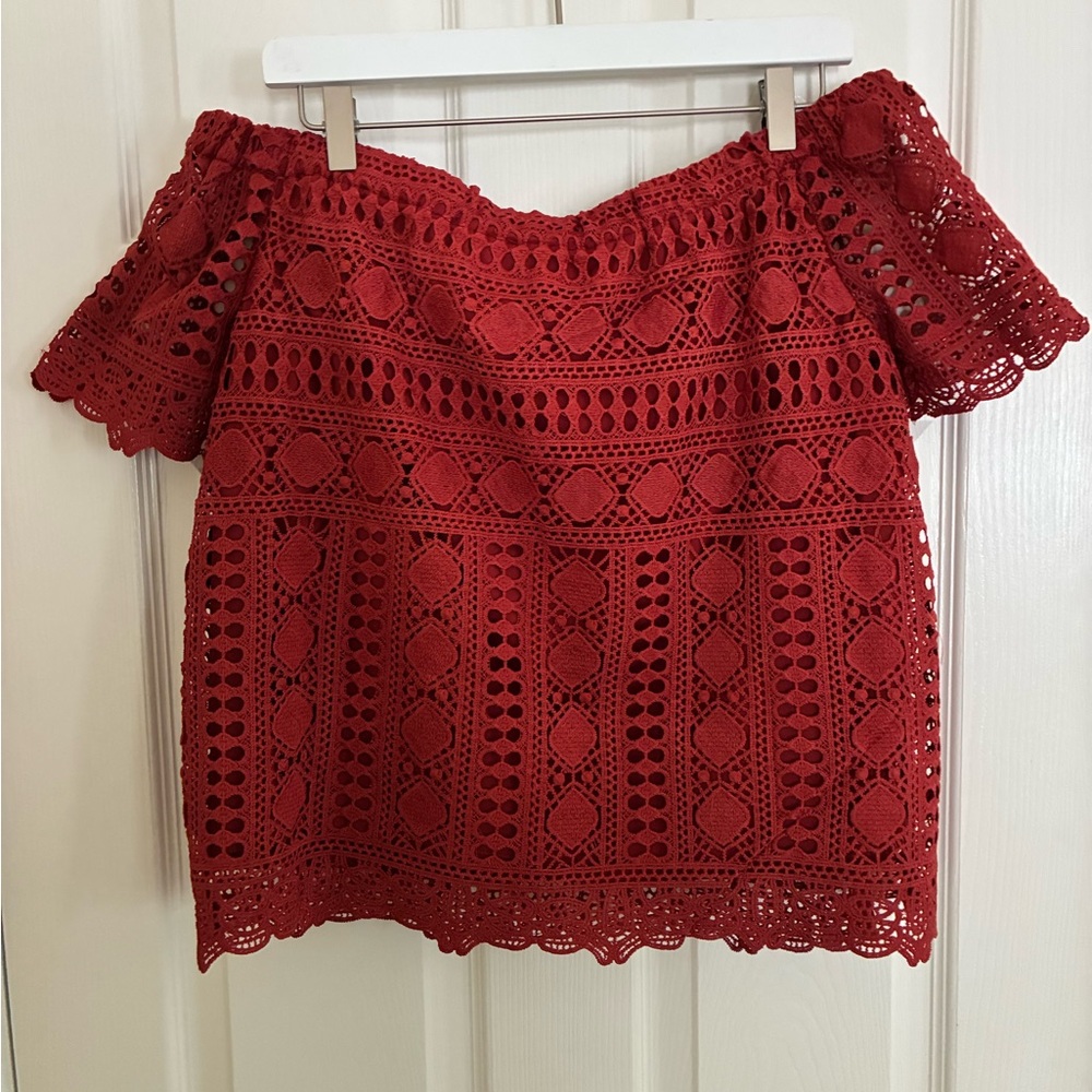 Anthropologie Sunday’s in Brooklyn Off the Shoulder Top